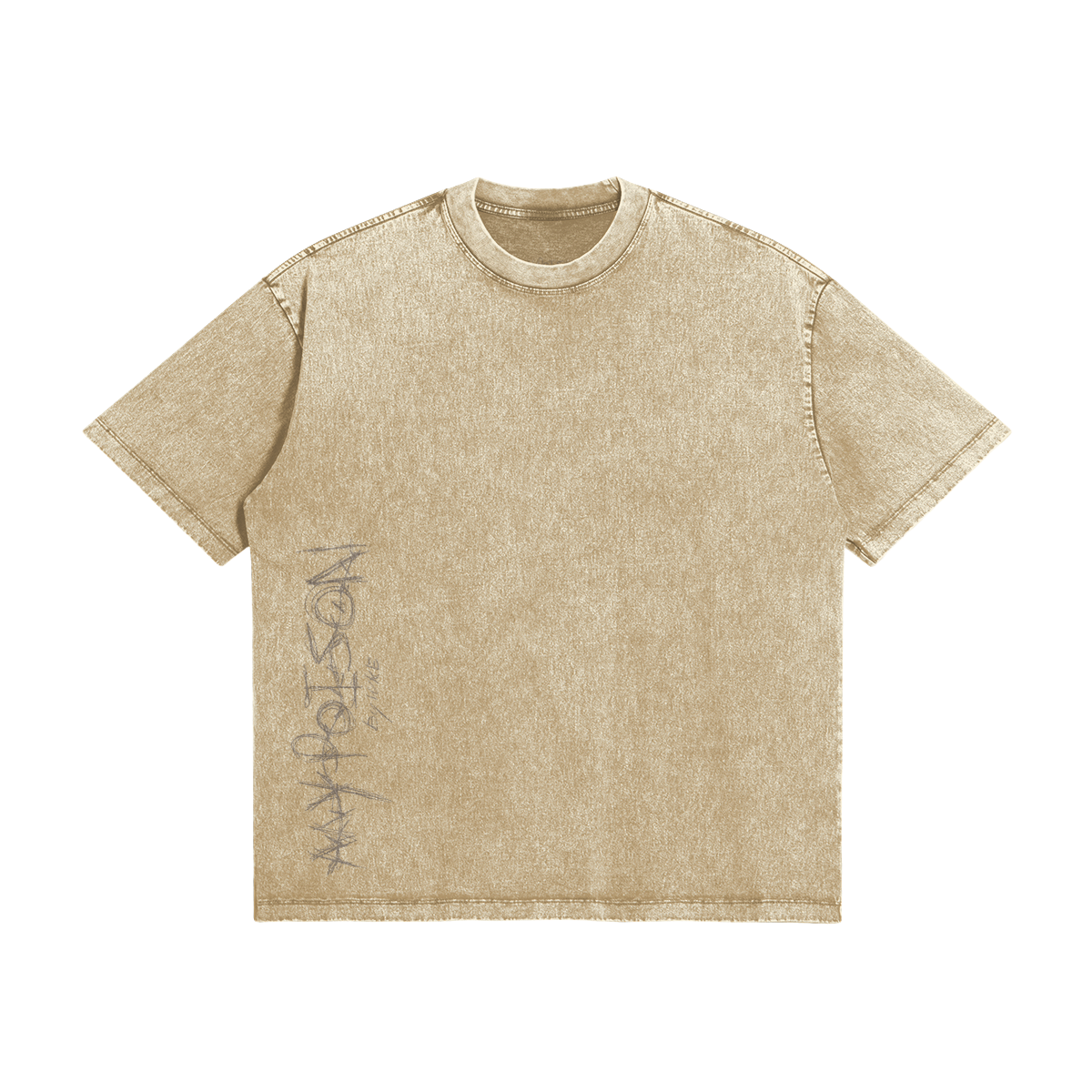 Premium Sand Washed T-Shirt (Sunvisible print)